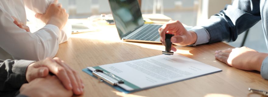 Pedir presencialmente certificado de seguros de cobertura de fallecimiento