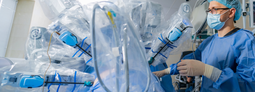 Cirug�a con robot Da Vinci