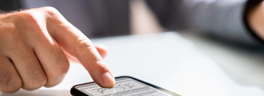 Firma digital para devolver recibo del seguro de hogar