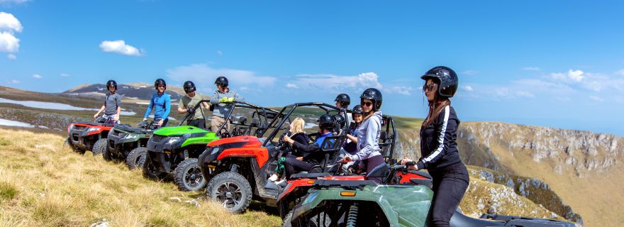 Grupo de quads con seguro