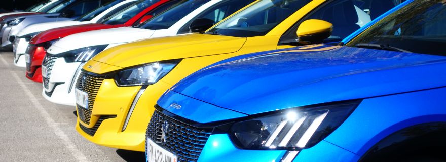 Talleres con coche de sustitución: flota vehículos